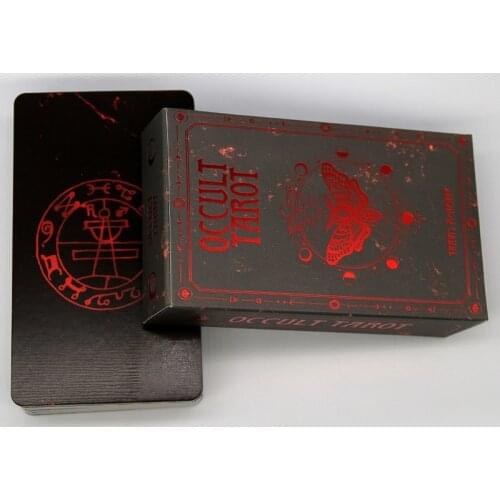 78 Cards Deck Occult Tarots Full English Oracle Cards Family Party Board Game