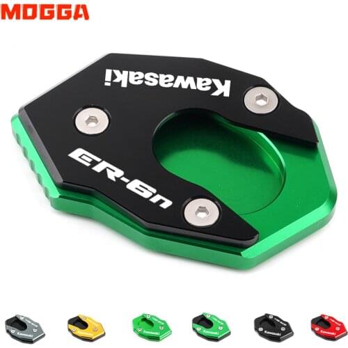 Kickstand For KAWASAKI ER-6N ER-6F ER6N ER6F Er6n Er6f 2012-2016 Motorcycle Plate Extension Pads Stand Enlarger Accessories