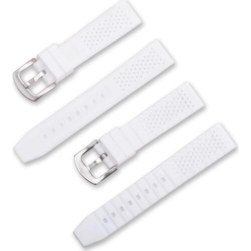 20mm 22mm Watch Band Soft Silicone Watchband for Gear S2 S3 Huami Watches Waterproof Sport Watch Strap Watches Accessories