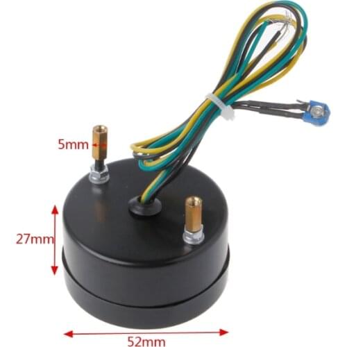 2\" 52mm Universal Car Motorcycle Fuel Level Meter Gauge 8 LED Light Display 12V