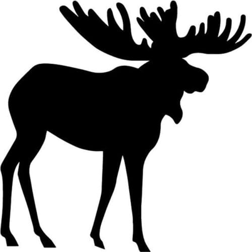15.8CM*15.8CM Elk Decoration Pattern Car Sticker Car Full Body Vinyl Decal