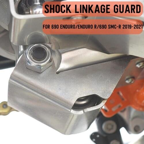 Stainless Steel Motorcycle SHOCK LINKAGE GUARD Shock link protection cover For 690 ENDURO/ENDURO R 690 SMC-R 2019 2020 2021