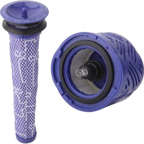 1 Pre-Filter And 1 HEPA Filter kit for Dyson V6 Absolute Cordless Stick Vacuum. Replaces Part # 965661-01 And 966741-01