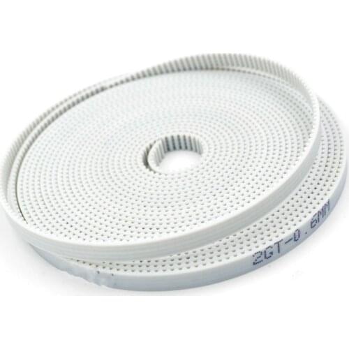 5 Meters PU 2GT Open Timing Belt, 2GT-6 Width 6mm, Polyurethane Steel GT2 Synchronous Belt, For Small Backlash 3D Printer