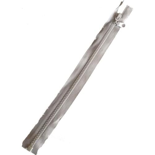 Bone Teeth Zipper Light Gray FR3