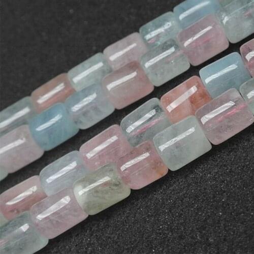 6x8mm/8x10mm/10x11mm Natural Column Barrel Mixed-color Morgan Beads For Jewelry Making Beads Bracelets 38cm DIY Beads Trinket