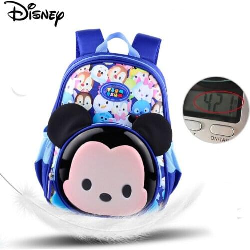 Disney Childrens Bag Mickey Kindergarten 3-6 Years Old Boy Baby Girl Loose Cute Child Backpack
