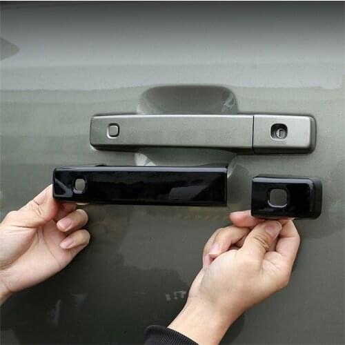 For Land Rover Defender 90 110 2020 2021 ABS Chrome Car Exterior Door Handle Frame Trim Door Bowl Cover Decoration Accessories