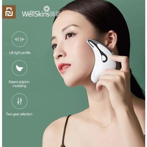 Youpin WéllSkins Micro Current Intelligent Lifting Scraping Massage Instrument BJ808 Lift And Tighten Face Contour Curve