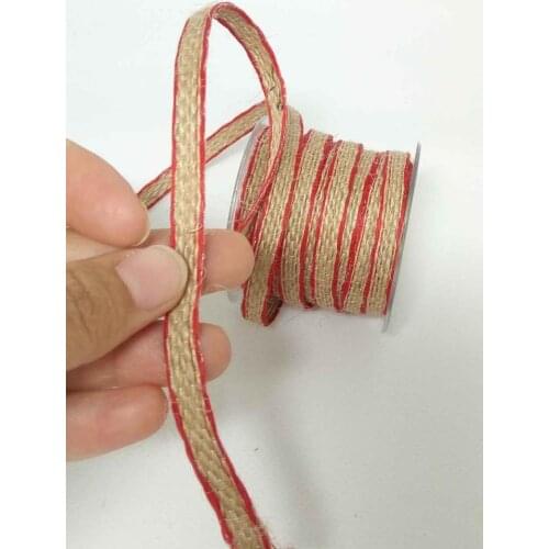 Edges red straw color cord, shir rope