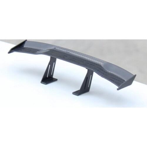 New 1Pcs Mini Universal Spoiler Wing For All Car Spoiler Wing Carbon Fiber Auto Car Tail Decoration Black Color