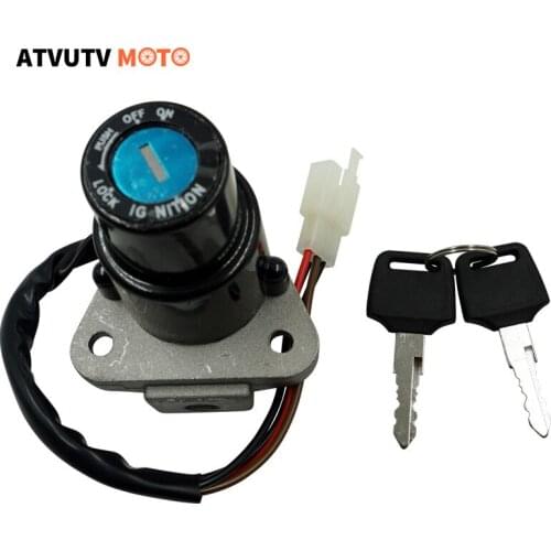 Motorcycle Start Switch Electric Door Lock Front Switch Lock For YAMAHA DT125 DT200 TW200 TW225 XT225 TZR250 TZR125 FZR400