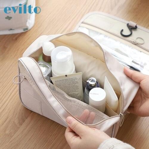 Portable Women Makeup Bags Travel Cosmetic Bag Organizer Foldable Waterproof Make Up Storage Bag Hanging Bathroom Wash Bag