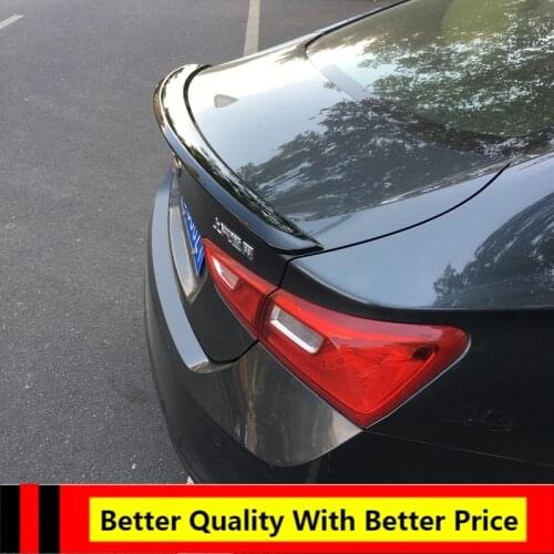 For Chevrolet Malibu XL 2017 2018 2019 ABS Plastic Primer Color Exterior Rear Spoiler Tail Trunk Boot Wing Decoration