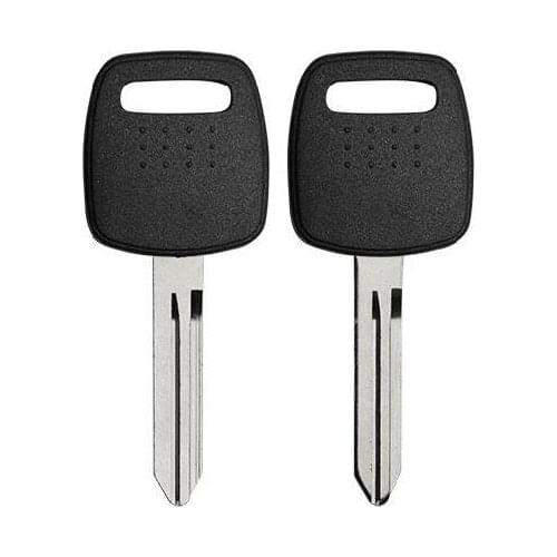 KEYECU Transponder Key Shell / 4D60 / 4D62 Chip Replacement for Subaru NSN19 Blade