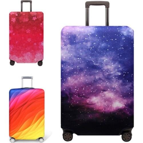 Trolley Luggage Travel Suitcase Protctive Cover Eiffel Tower Sky Elastic Suitcase Protective Covers For 18-32 Inch Luggage Cover