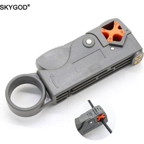 1/5PCS Wire Stripper Multi-Function Double-Blade Network Cable Pliers Wire Stripper Network Tool Coaxial Cable Wire Stripper