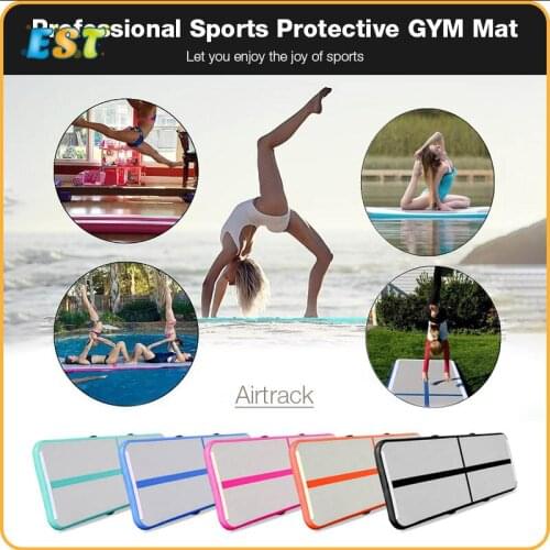 Airtrack Gymnastics Mat Inflatable GYM Air Track Mat Cheerleading Pad Sport Protector