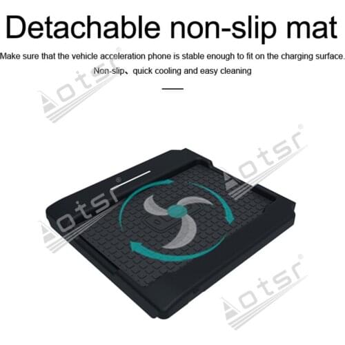 QI car wireless Fast charger For Lexus NX 2015 2016 2017 IQ infrared fast Wireless Charging Car Phone Holder for iphone/Samsung