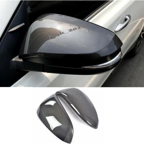 For Toyota RAV4 2014 2015 2016 2017 2018 Real carbon fiber Side Rear View Mirror Cover Molding Trims