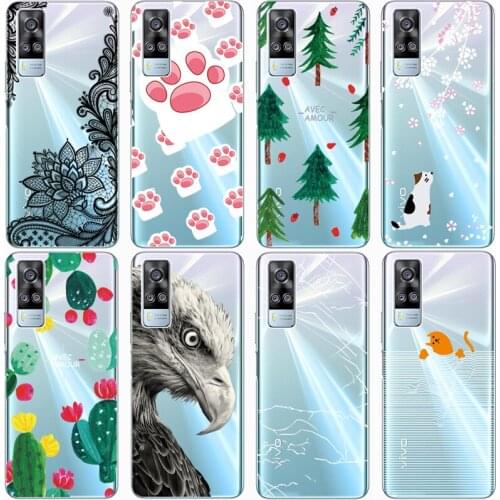 For VIVO Y31 2021 Shockproof Silicone Phone Case For Vivo Y31 2021 Case Covers Transparent Protection Back Cover