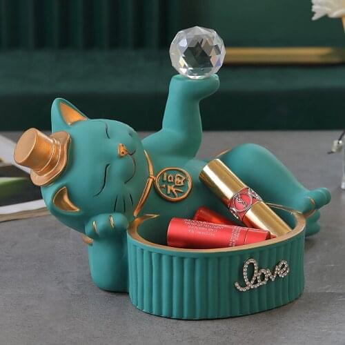 Cat keys to receive furnishing articles put keys to receive a case porch decoration sitting room desktop shoe ark