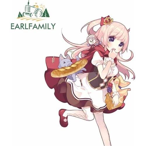 EARLFAMILY 13cm x 9.1cm For Anime Cartoon Car Stickers Waterproof Decal Car Styling Repair Occlusion Scratch For JDM SUV RV