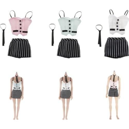 Action Figure Vest Skirt Suit Costume DIY for PH UD Figure Dolls Accessory