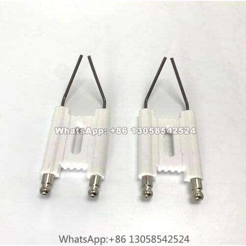 Ignition Electrodes for Oil Burner, Boiler Combustion Accessories Ceramic Ignition Needle, Burner Sparking Plug, Ceramic Firing