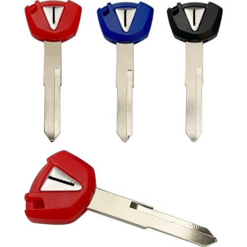 Motorcycle Uncut Blade Blank Key For Kawasaki Ninja ZX6R ZX10R ZZR400 Z750 Z800 Z1000 VERSYS ER6N ER6F ER6R