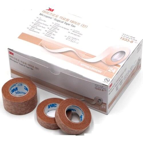 Korea 3M Medical Paper Tape Beauty Paper Tape Lifting Eyelid Scar Plastic Tape Skin Color Comfortable and Breathable