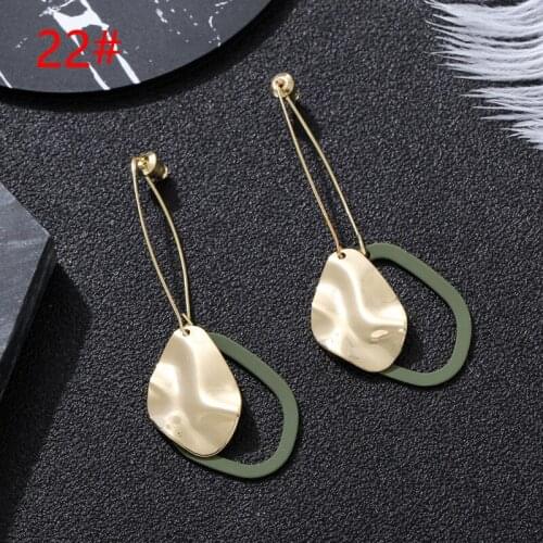 Korean INS Web Celebrity Hot Style Temperament Anti-Allergy Earrings Versatile Personality Tassel Student Jewelry