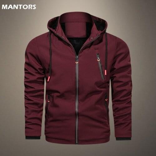 Mens Masculine Jacket Hooded Coat Men Spring Autumn Army Military Jackets Mens Coats Male Outerwear Windbreaker Brand Clothing