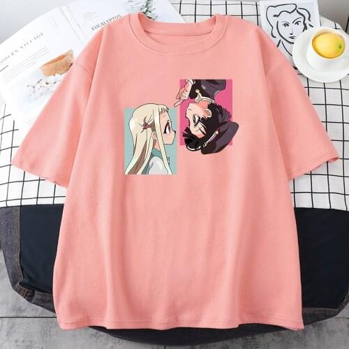 Kawaii Cartoon Black Cat Meow T Shirts For Girls 2021 Summer Soft Casual T-Shirt Korean Style New Tees Ins Fashion Women Tshirts