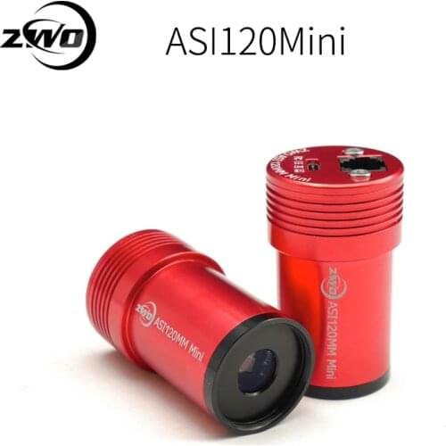 ZWO ASI120MM Mini Monochrome Astronomy Camera ASI Planetary Solar Lunar imaging/Guiding USB2.0 ASI 120MM