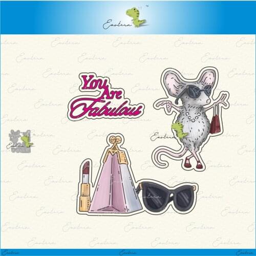 Fashion Mouse metal cutting dies 2021 new diy molds Scrapbooking Paper Making die cuts crafts