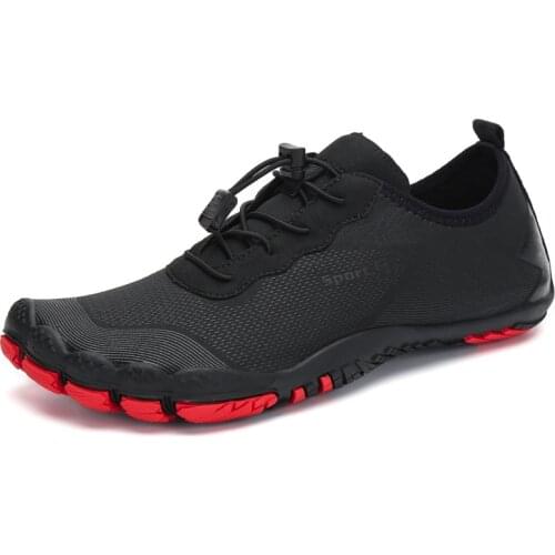 Men Aqua Upstream Shoes Barefoot Men Beach Shoes Women Fishing Shoes Breathable Hiking Sport Shoe Quick Dry Black Water Sneakers