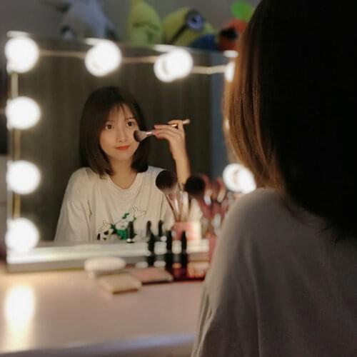 Hollywood Vanity Mirror Fill Light Adjustable Luminance 3 Colors LED USB Wall Bulbs String For All Pretty Ladies Makeup