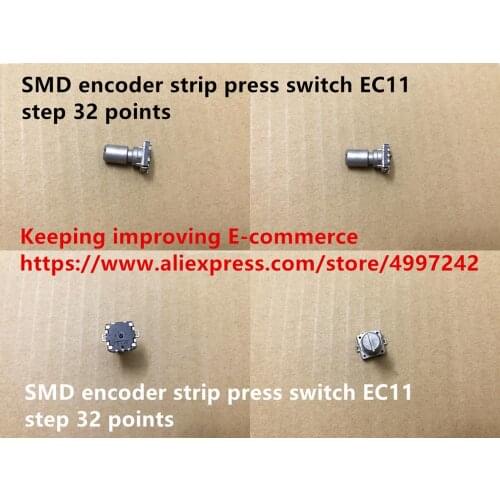 Original new 100% SMD encoder strip press switch EC11 step 32 points