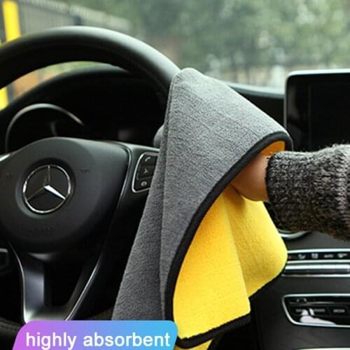 Car Wash Towels Drying Microfiber Extra Soft Towel Cleaning Care Cloth Detailing Vehicle WashTowel Never Scrat E1 X25