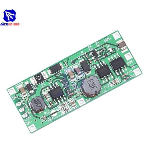 DC 5V-12V to 9V/12V Charging Step Up Booster Module for 18650 Lithium Battery UPS Voltage Protection Converter Charge Discharge