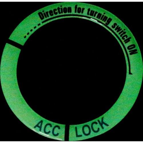 Luminous Car Engine Start Stop Ignition Trim Cover for Dacia duster logan sandero stepway lodgy mcv LADA RENAULT OPEL MAZDA