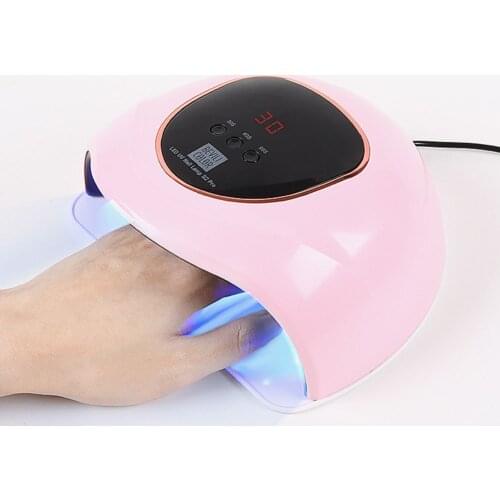 UV LED Nail Baking Lamp with LCD Screen Portable Nail Dryer Nail Extension Polish Baking Light Dryers Manicure Tools