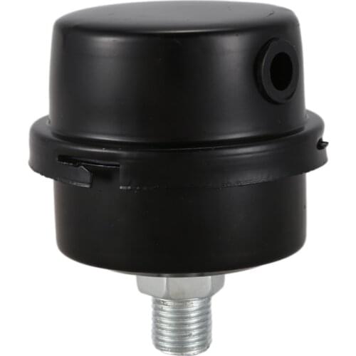 Air Compressor Intake Filter Muffler Silencer 1/4BSP 13mm Thread Black