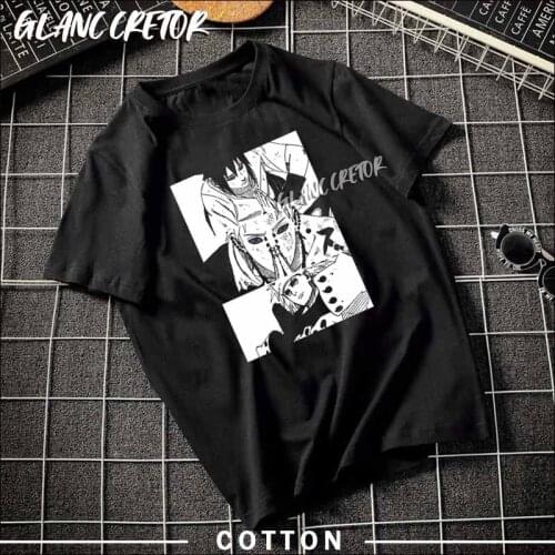 Rinnegan Pain Funny T Shirt Men Harajuku T-Shirts Streetwear Tee Tops Japanese Brand Clothing Funny Hip Hop 2021