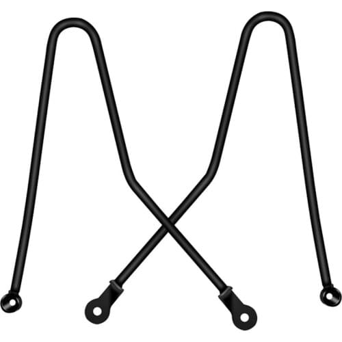 1 Pair Motorcycle Saddlebag Support Guard Bars Bracket Back Side Trunk Holder For Triumph Bonneville SE T100 2001-2016