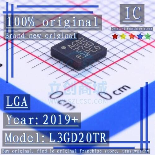 2019+100% Brand new original 1PCS-5PCS L3GD20TR Silk screen AGD2 LGA16 three-axis digital gyroscope sensor chip