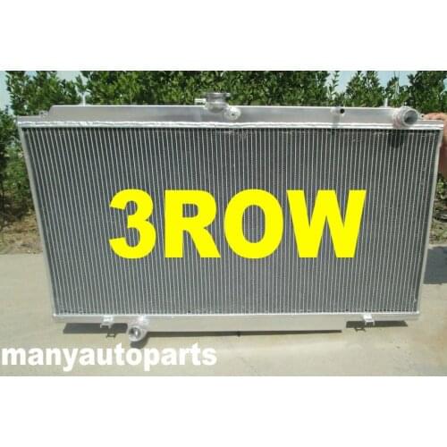 3 core aluminum radiator for PATROL Y61 GU 2.8 3.0 RD28 ZD30 CR diesel 99-13 MT