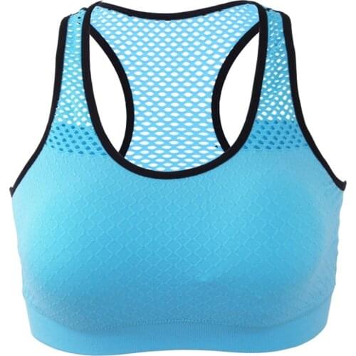Seamless Women Bra Mesh Breathable Skinny Sport Female Tank Top Summer Casual Fitness Wire Free Comfortable Underwear New
