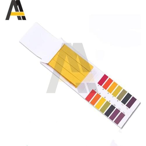 80pcs Test Paper 1-14PH Wide Range Of pH Test Paper 1-14 pH Water Quality Cosmetics Urine Soil pH Test Paper